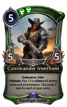 Commander Ironthorn card