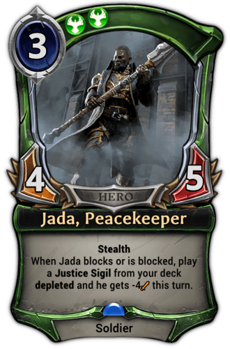 Jada, Peacekeeper card