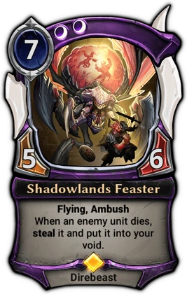 Shadowlands Feaster card