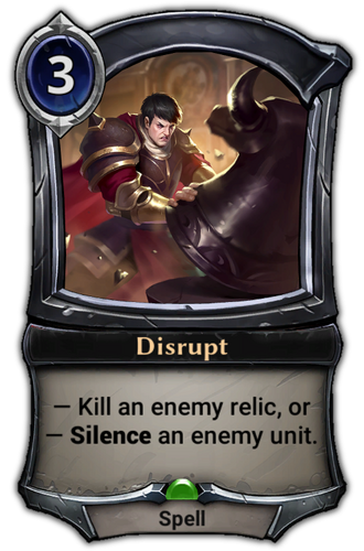 Disrupt card