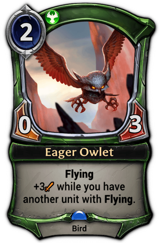 Eager Owlet card