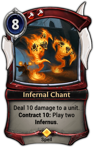 Infernal Chant card