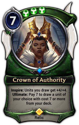 Crown of Authority card
