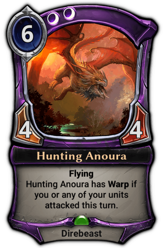 Hunting Anoura card