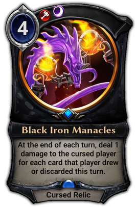 Black Iron Manacles card