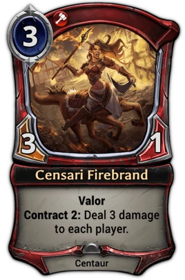 Censari Firebrand card