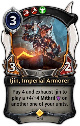 Ijin, Imperial Armorer card