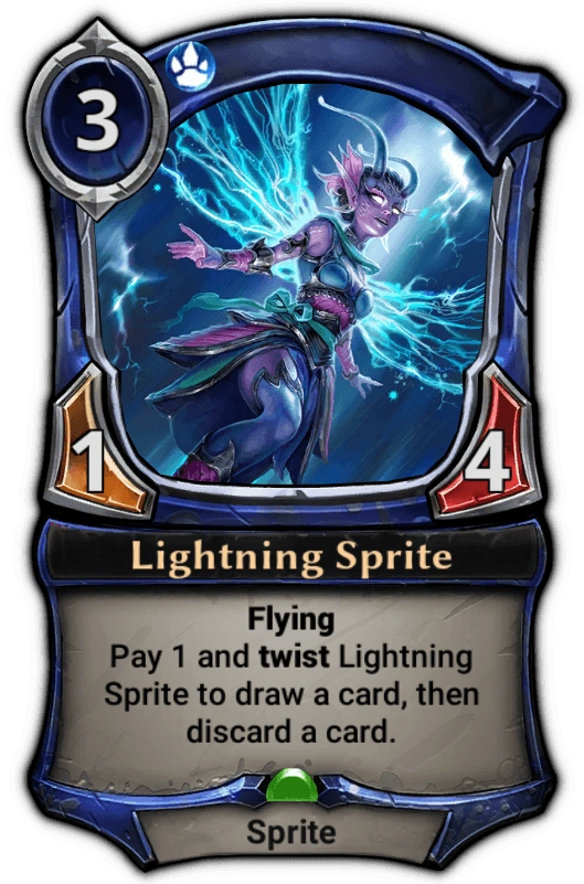 Lightning Sprite Eternal Card Game Wiki Fandom