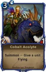 Cobalt Acolyte in alpha development