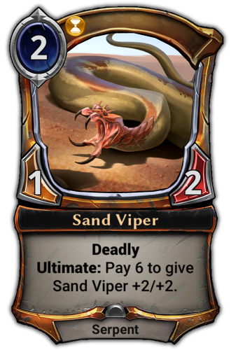 Sand Viper card