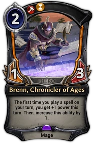 Brenn, Chronicler of Ages
