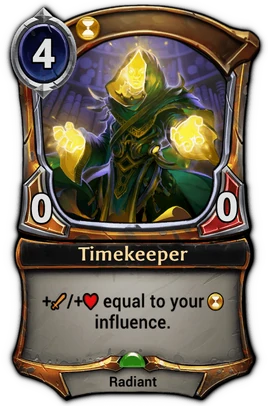 Timekeeper card