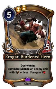 Krogar, Burdened Hero