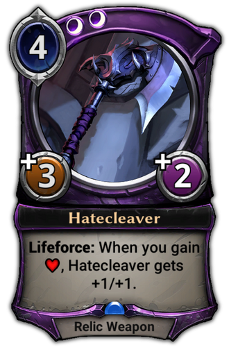 Hatecleaver card