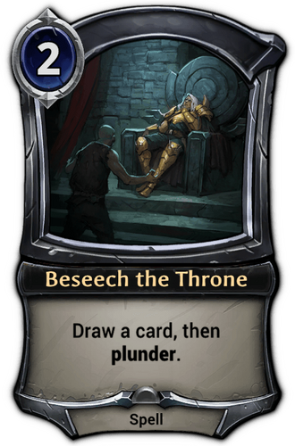 Beseech the Throne card