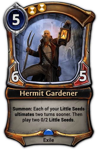 Hermit Gardener card