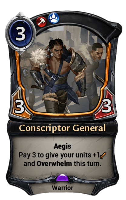 Conscriptor General | Eternal Card Game Wiki | Fandom
