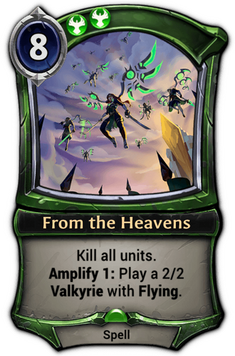 From the Heavens card
