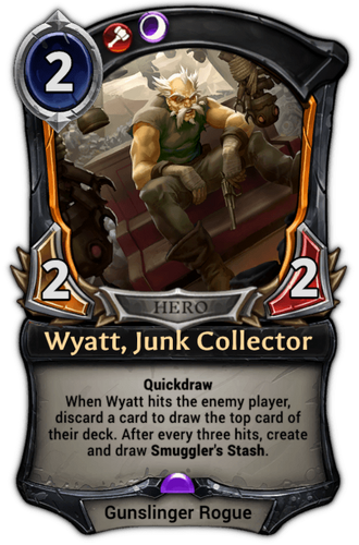 Wyatt, Junk Collector card