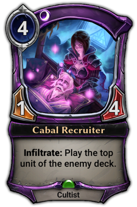 Cabal Recruiter card