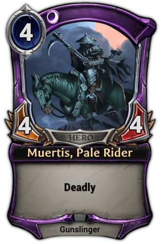 Muertis, Pale Rider card