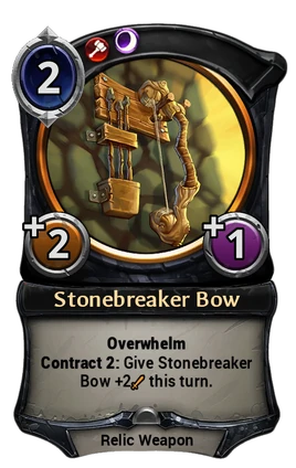 Stonebreaker Bow card