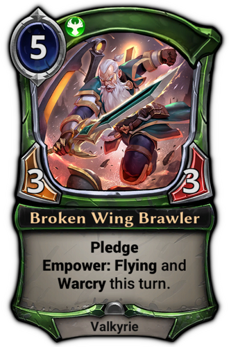 Broken Wing Brawler card