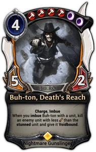 Buh-ton, Death's Reach