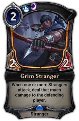 Grim Stranger card