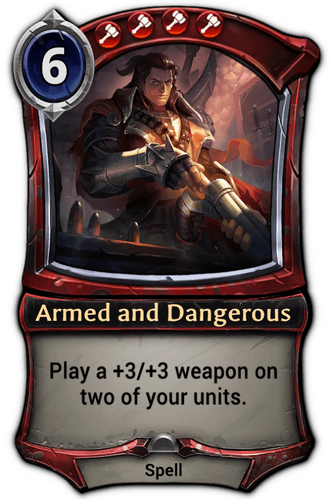 Armed and Dangerous card