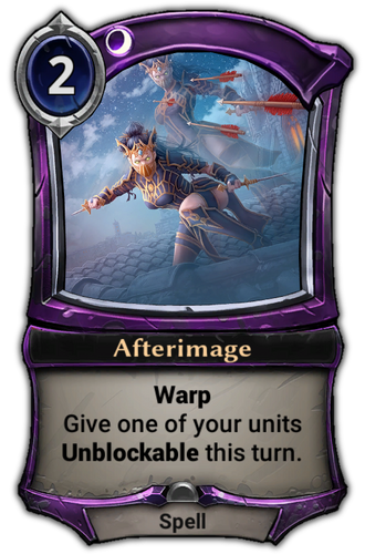 Afterimage card