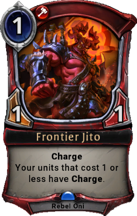 Frontier Jito card
