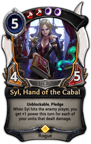 Syl, Hand of the Cabal card