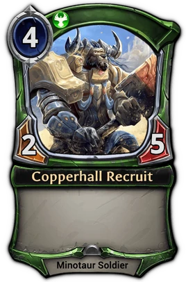 Copperhall Recruit card