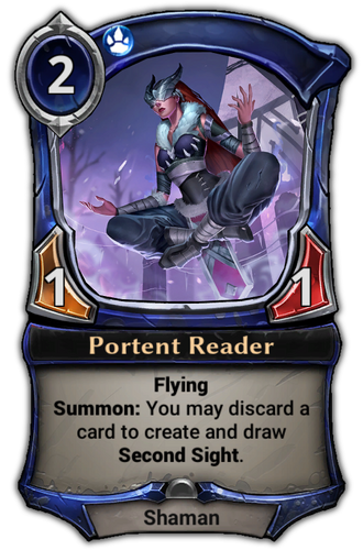 Portent Reader card