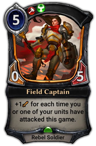 Field Captain card
