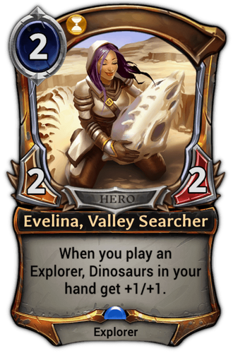 Evelina, Valley Searcher card