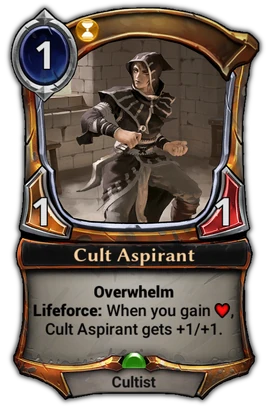 Cult Aspirant card