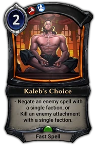 Kaleb's Choice