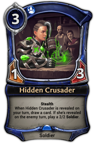 Hidden Crusader card