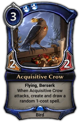 Acquisitive Crow card