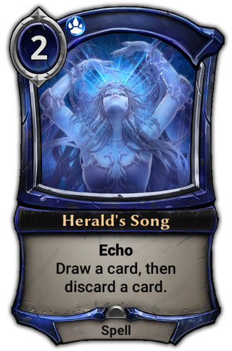 Herald&#39;s Song card