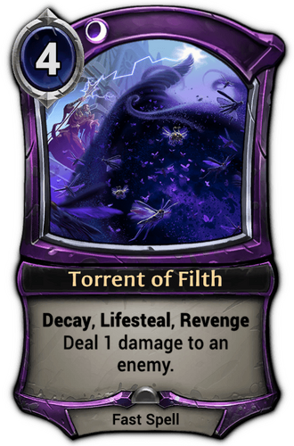 Torrent of Filth card