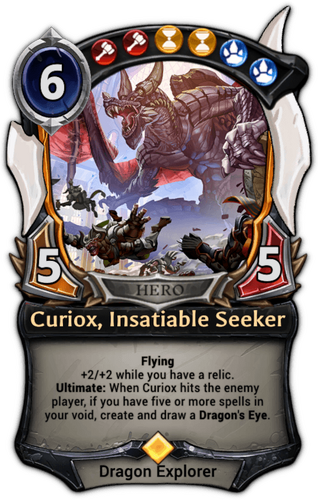 Curiox, Insatiable Seeker card