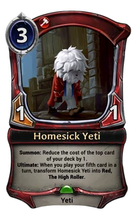 Homesick Yeti
