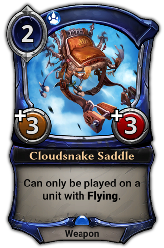 Cloudsnake Saddle card