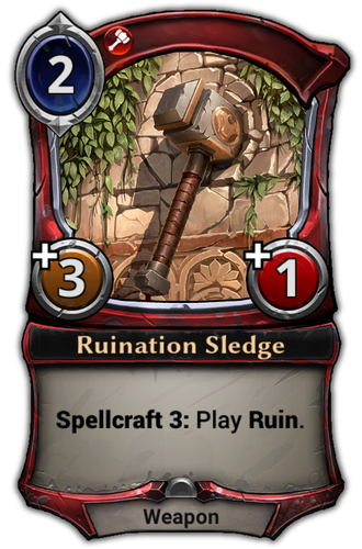Ruination Sledge card