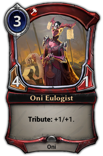 Oni Eulogist card