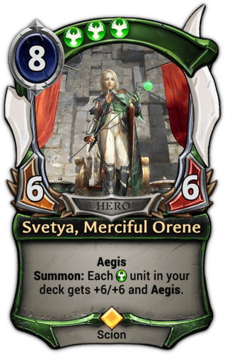 Svetya, Merciful Orene card