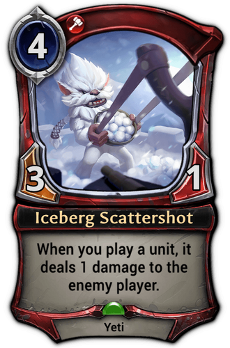 Iceberg Scattershot card